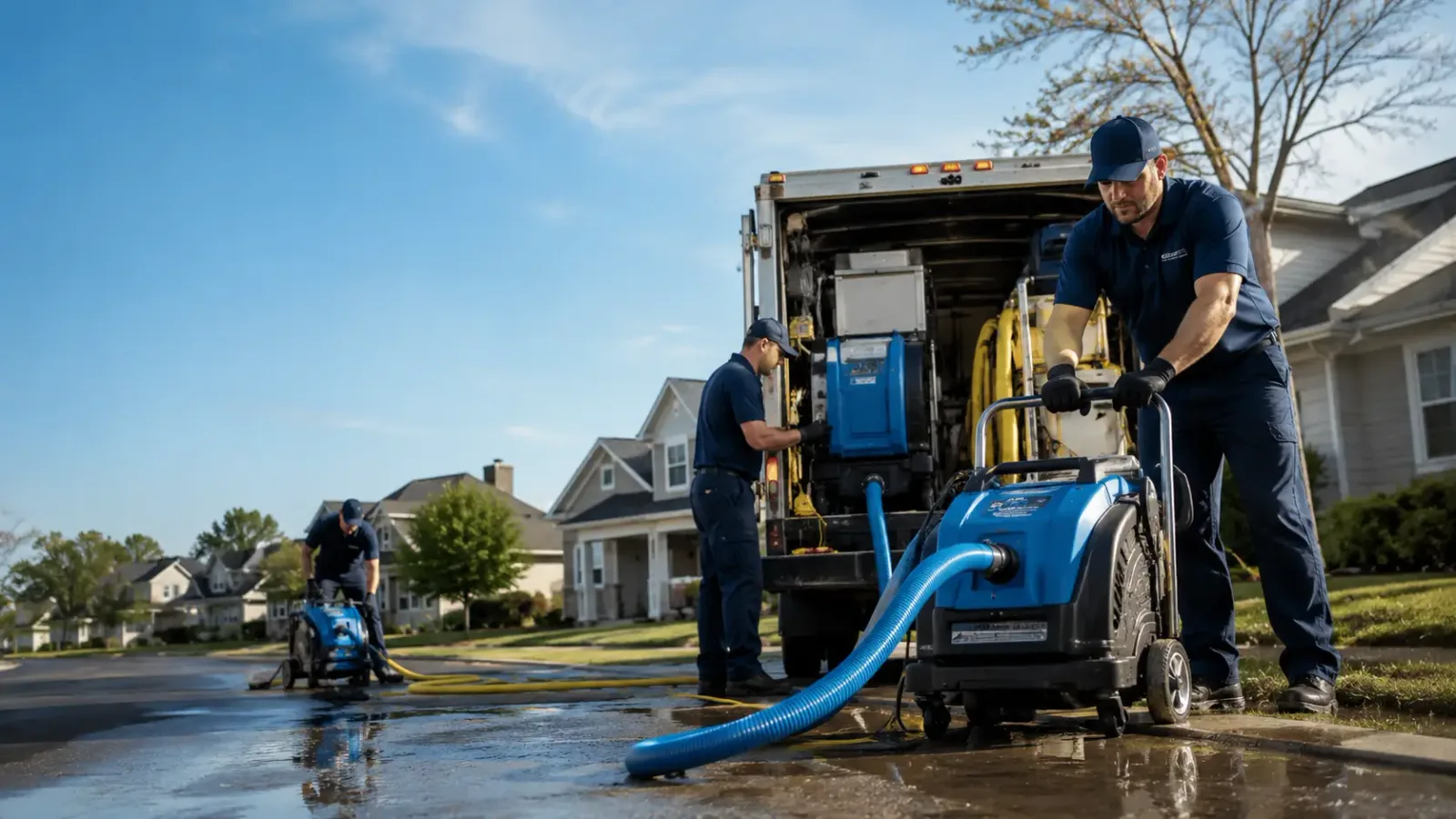 Flood Damage Cleanup in Camino, CA
